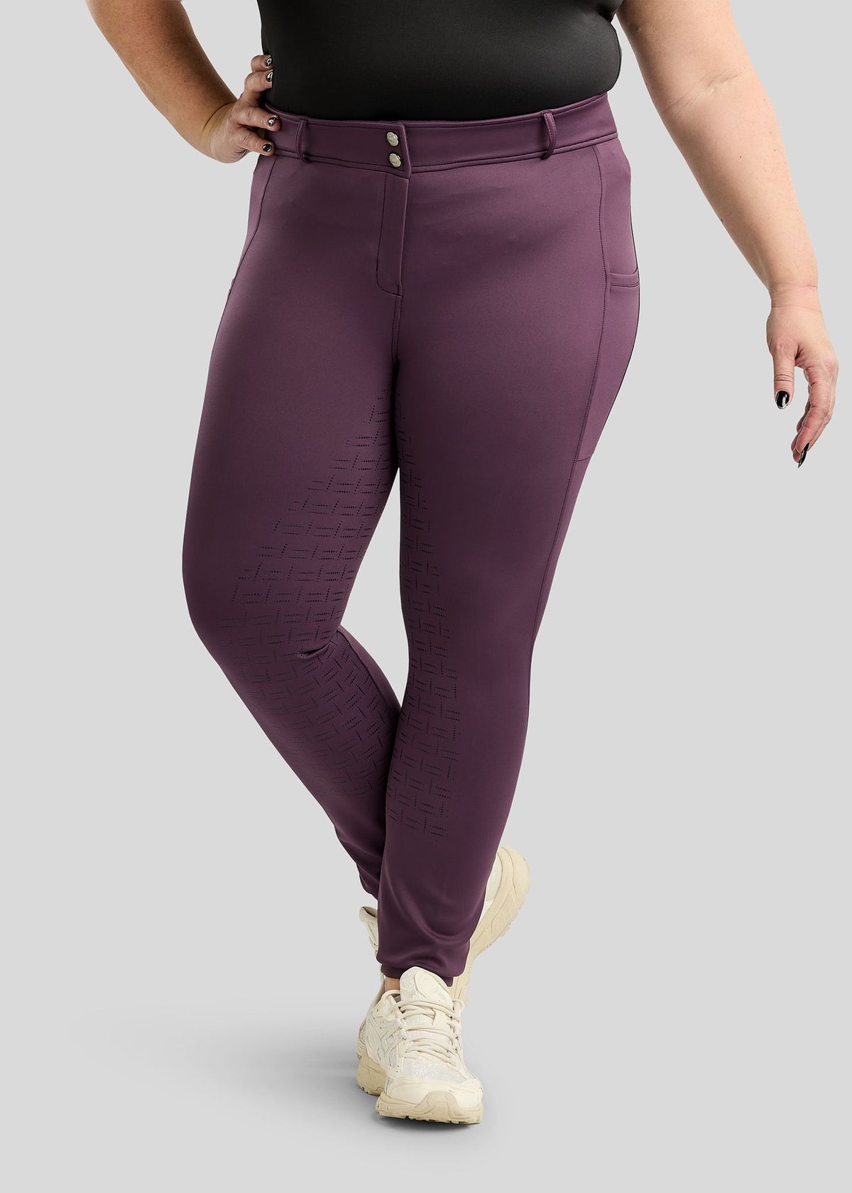 CURVE MoFlair pantalon Full Grip y Cristales Gun Metal - Fig