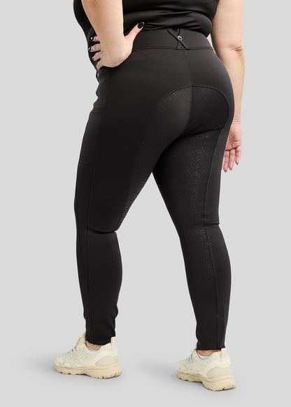 CURVE MoFlair pantalon Full Grip y Cristales Gun Metal - Negro