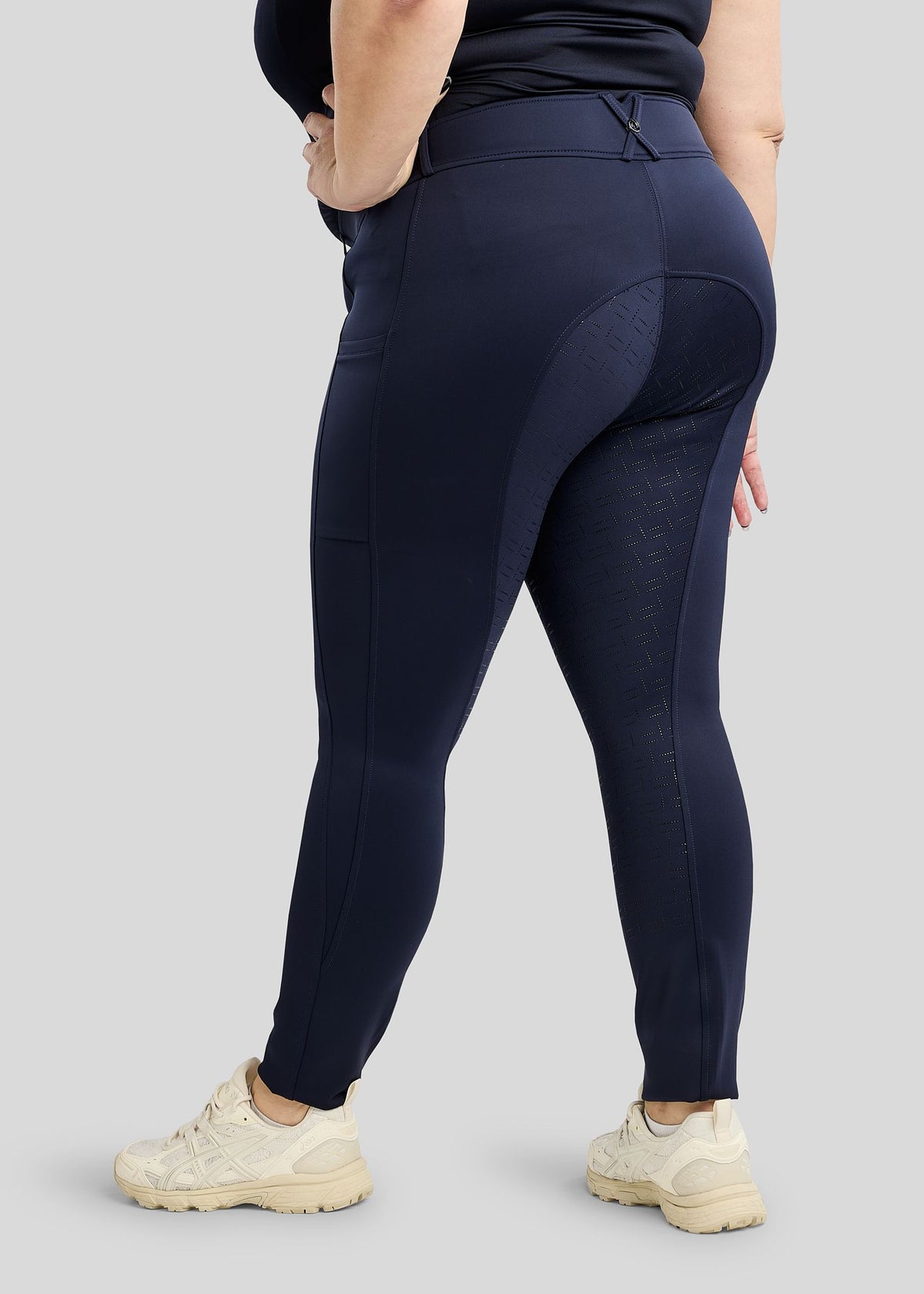 CURVE MoFlair pantalon Full Grip y Cristales Gun Metal - Navy