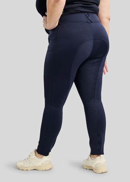 CURVE MoFlair pantalon Full Grip y Cristales Gun Metal - Navy