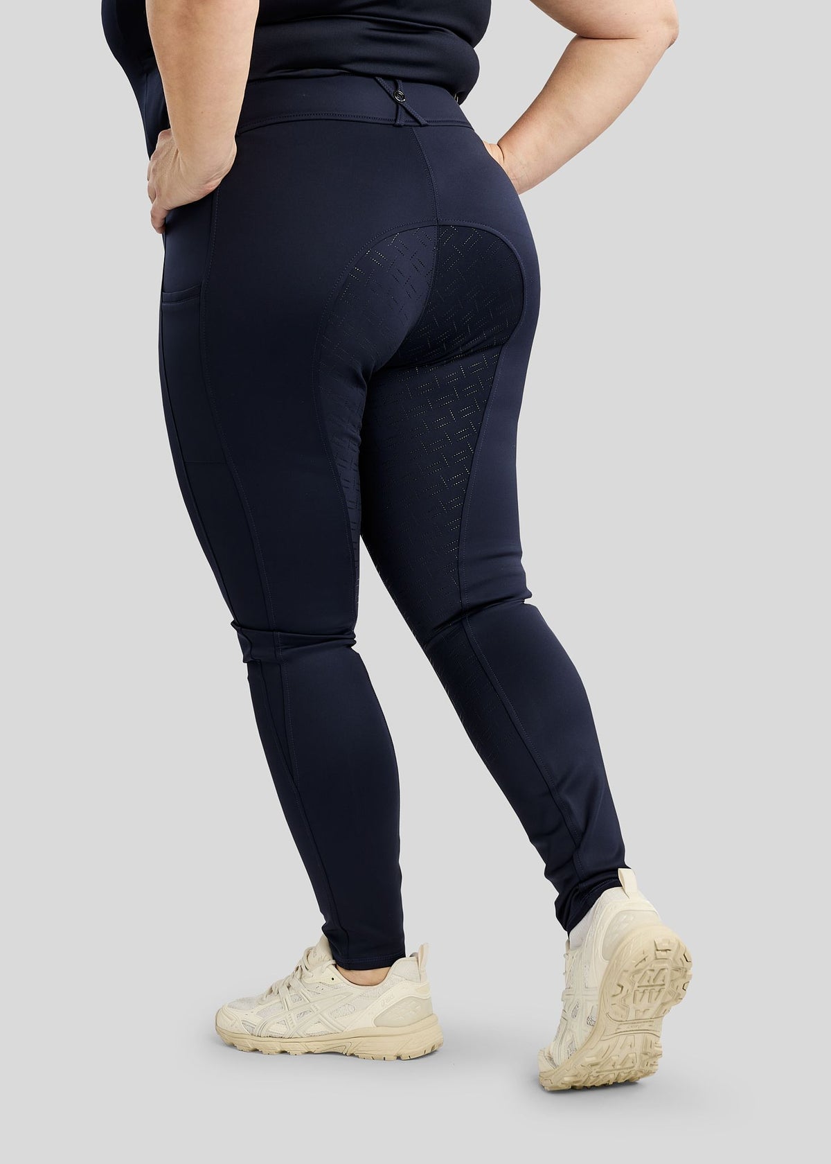 CURVE MoFree pantalon Full Grip Logo Gun Metal - Navy