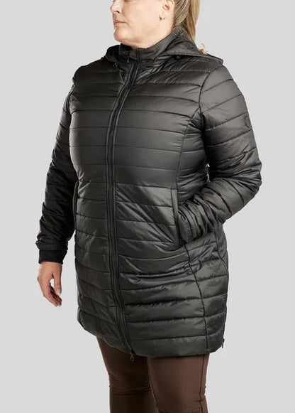 CURVE MoKately mid-length jacket - Black