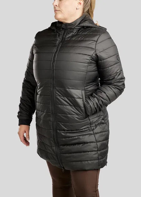 CURVE MoKately chaquete media-larga - Negra