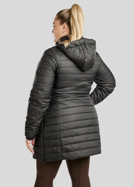 CURVE MoKately mid-length jacket - Black