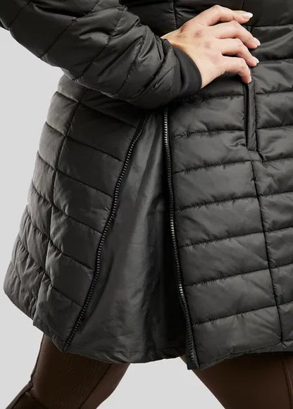 CURVE MoKately mid-length jacket - Black