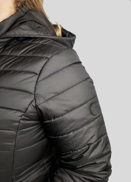 CURVE MoKately mid-length jacket - Black