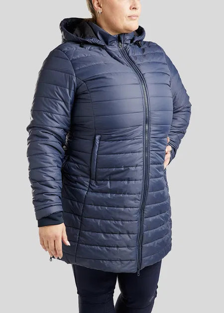 CURVE MoKately Mid-Long Jacket - Navy