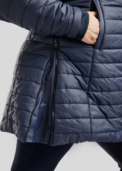 CURVE MoKately Mid-Long Jacket - Navy