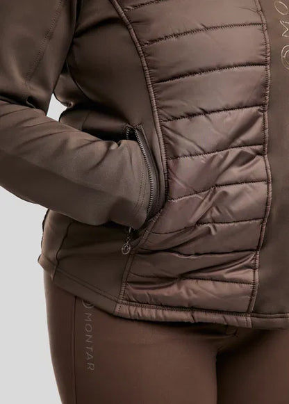 CURVE Emma Softshell/Padded Jacket - Brown