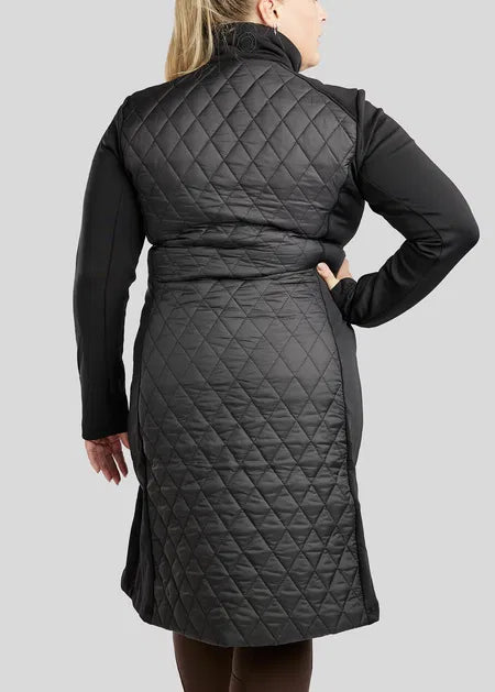 CURVE MoQuinn Long Quilted/Softshell Jacket - Black