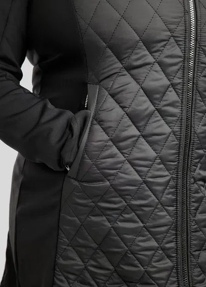 CURVE MoQuinn Long Quilted/Softshell Jacket - Black