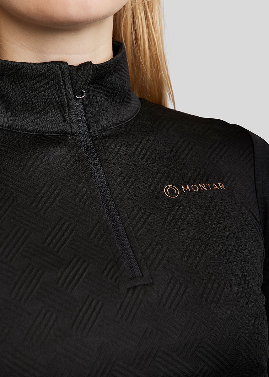 MoCilia Polo Jacquard REFINED -  Negro