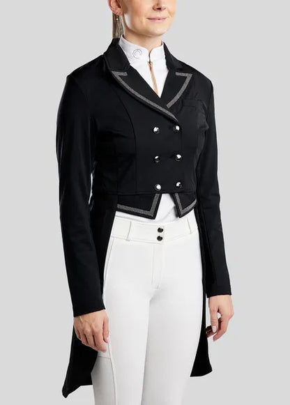 MoGloria Frac concurso con Gun Metal Caviar Tape - Negro
