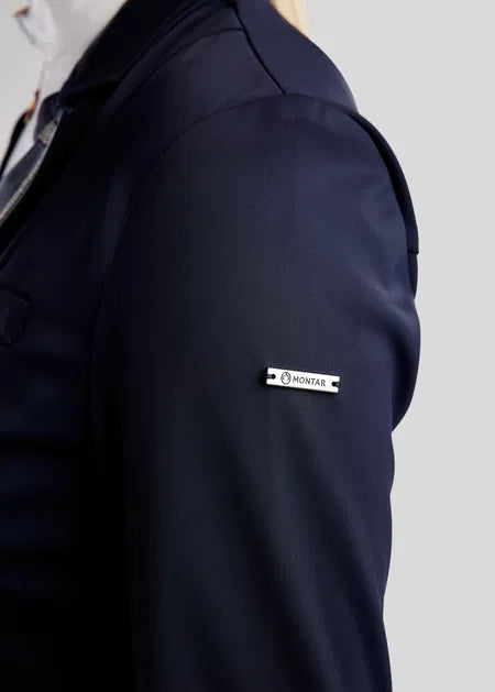 MoGloria Frac concurso con Gun Metal Caviar Tape - Navy