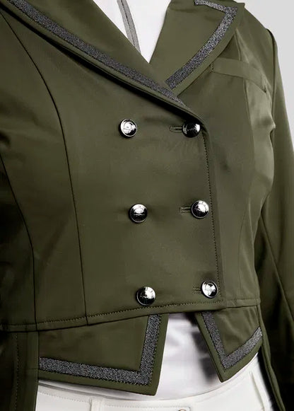 MoGloria Frac concurso con Gun Metal Caviar Tape - Olive