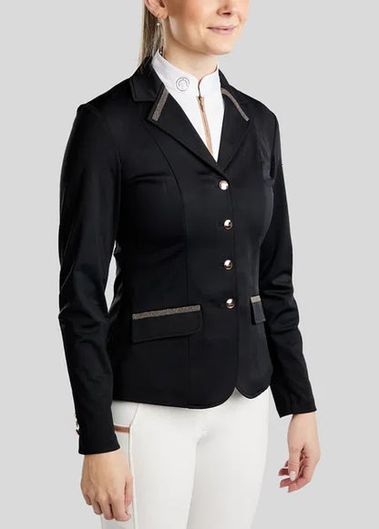 MoGlenda Americana concurso con detalles Rosegold Caviar Tape - Negro
