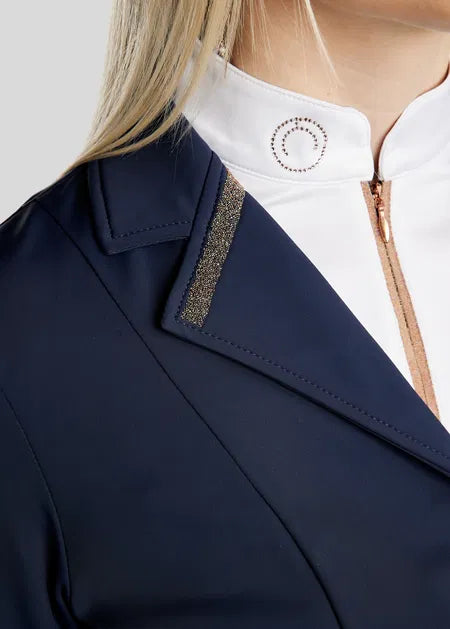 MoGlenda Americana concurso con detalles Rosegold Caviar Tape - Navy