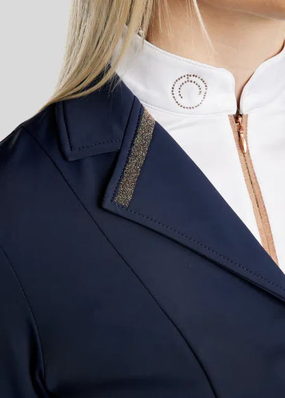 MoGlenda Americana concurso con detalles Rosegold Caviar Tape - Navy
