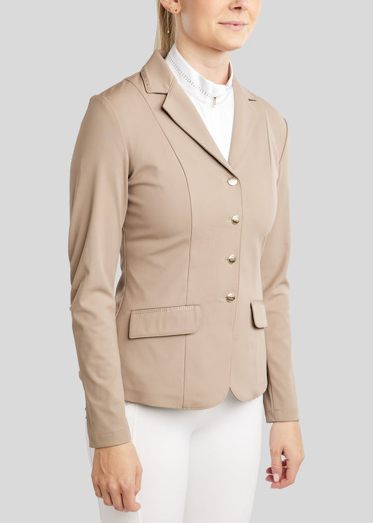 MoEverlisa americana concurso con Champagne Crystals - Taupe