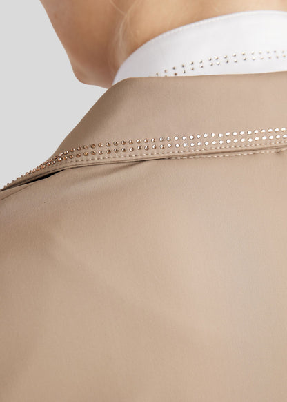 MoEverlisa americana concurso con Champagne Crystals - Taupe