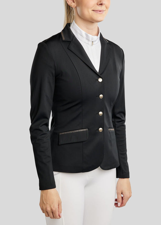 MoEverlisa americana concurso con Champagne Crystals - Negro