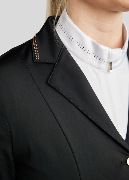 MoEverlisa americana concurso con Champagne Crystals - Negro