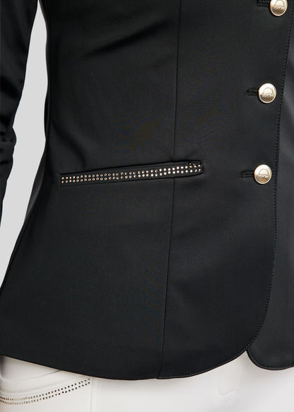 MoEverlisa americana concurso con Champagne Crystals - Negro