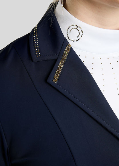 MoEve Softshell Americana de Concurso detalles Golden Quartz - Navy