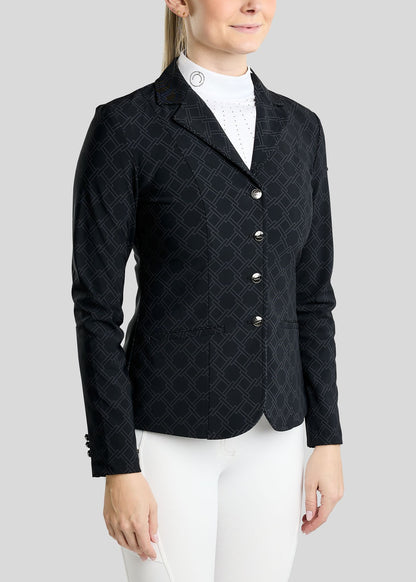 MoLeia  Americana Softshell de Concurso Montar Lumber Check - Negro