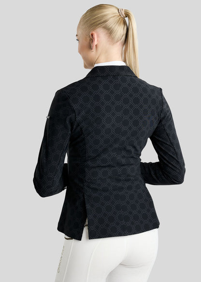 MoLeia  Americana Softshell de Concurso Montar Lumber Check - Negro