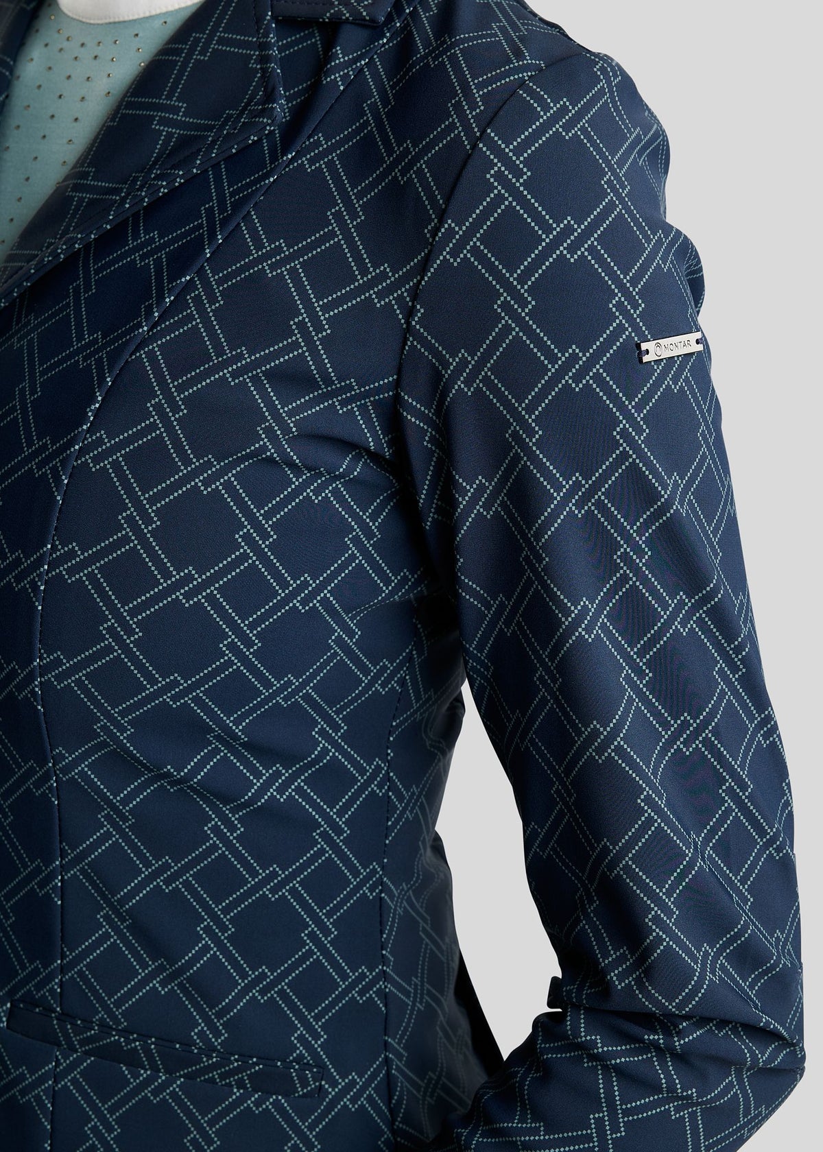 MoLeia  Americana Softshell de Concurso Montar Lumber Check - Navy