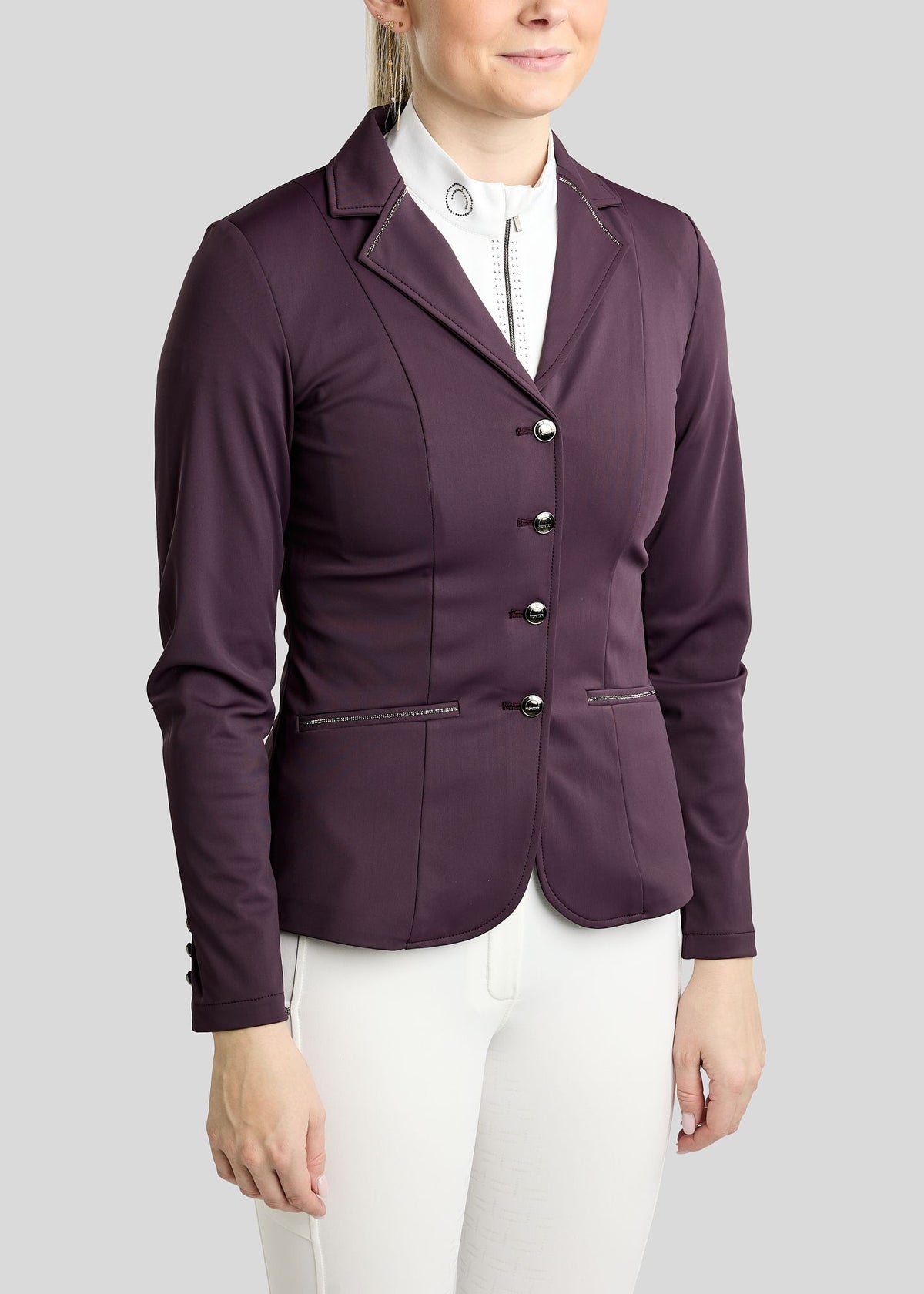 MoKira Softshell americana de concurso detalles Gun Metal - Fig
