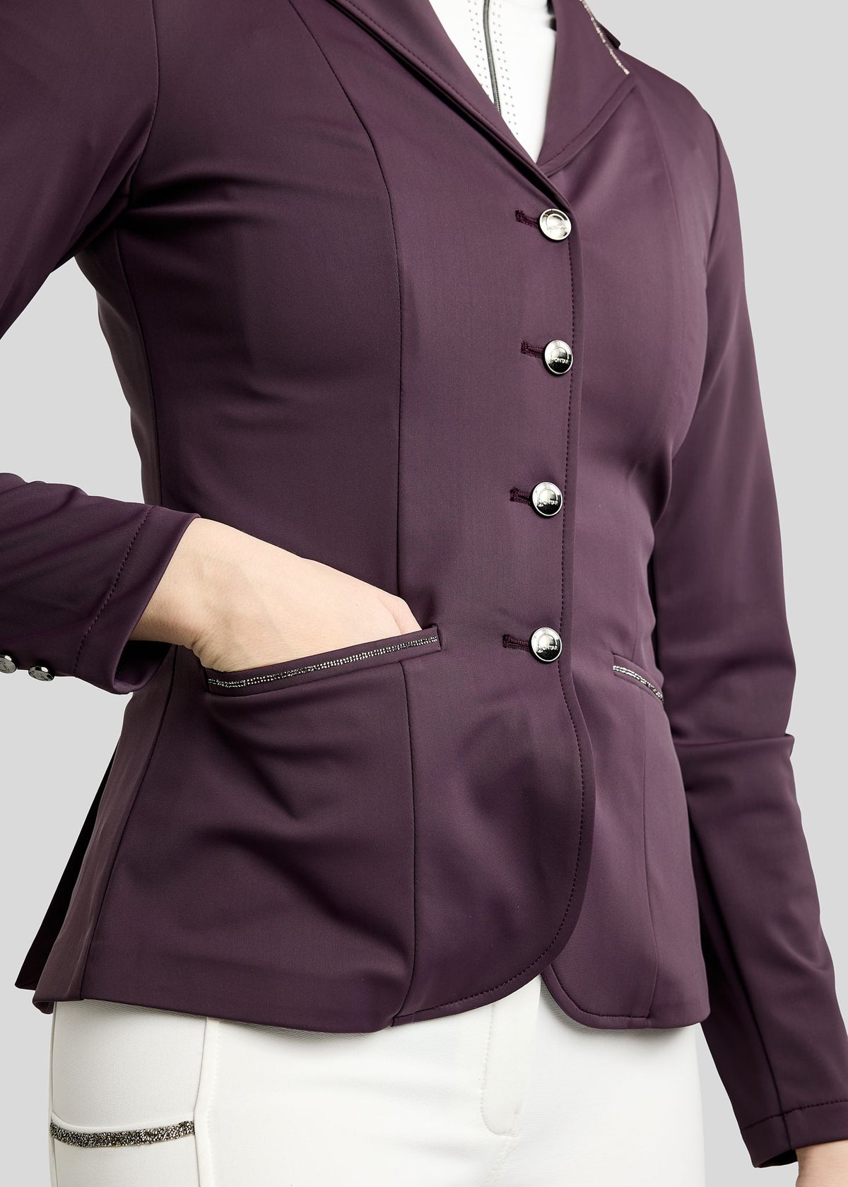 MoKira Softshell americana de concurso detalles Gun Metal - Fig