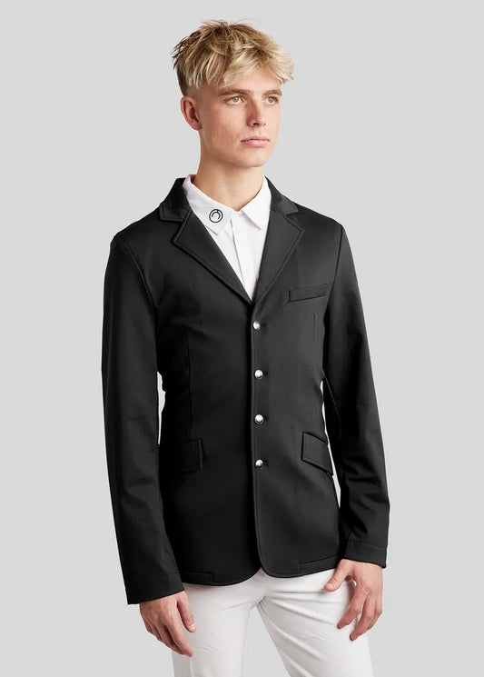 MoBob mens competition jacket with mesh black