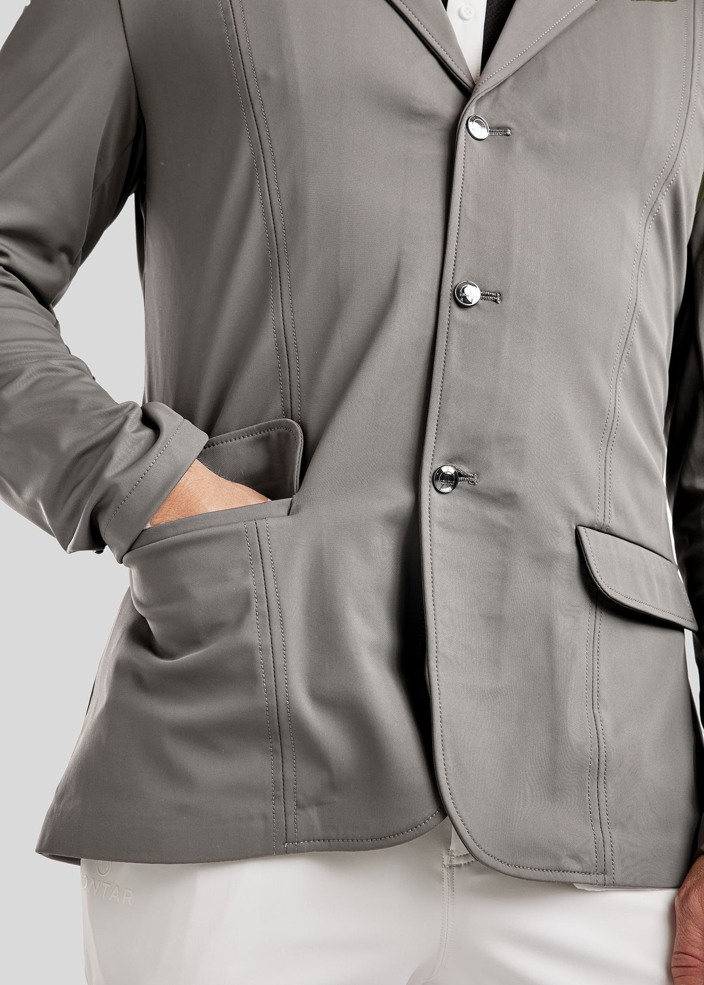 MoJoe americana de concurso con detailes Gun metal - Gris