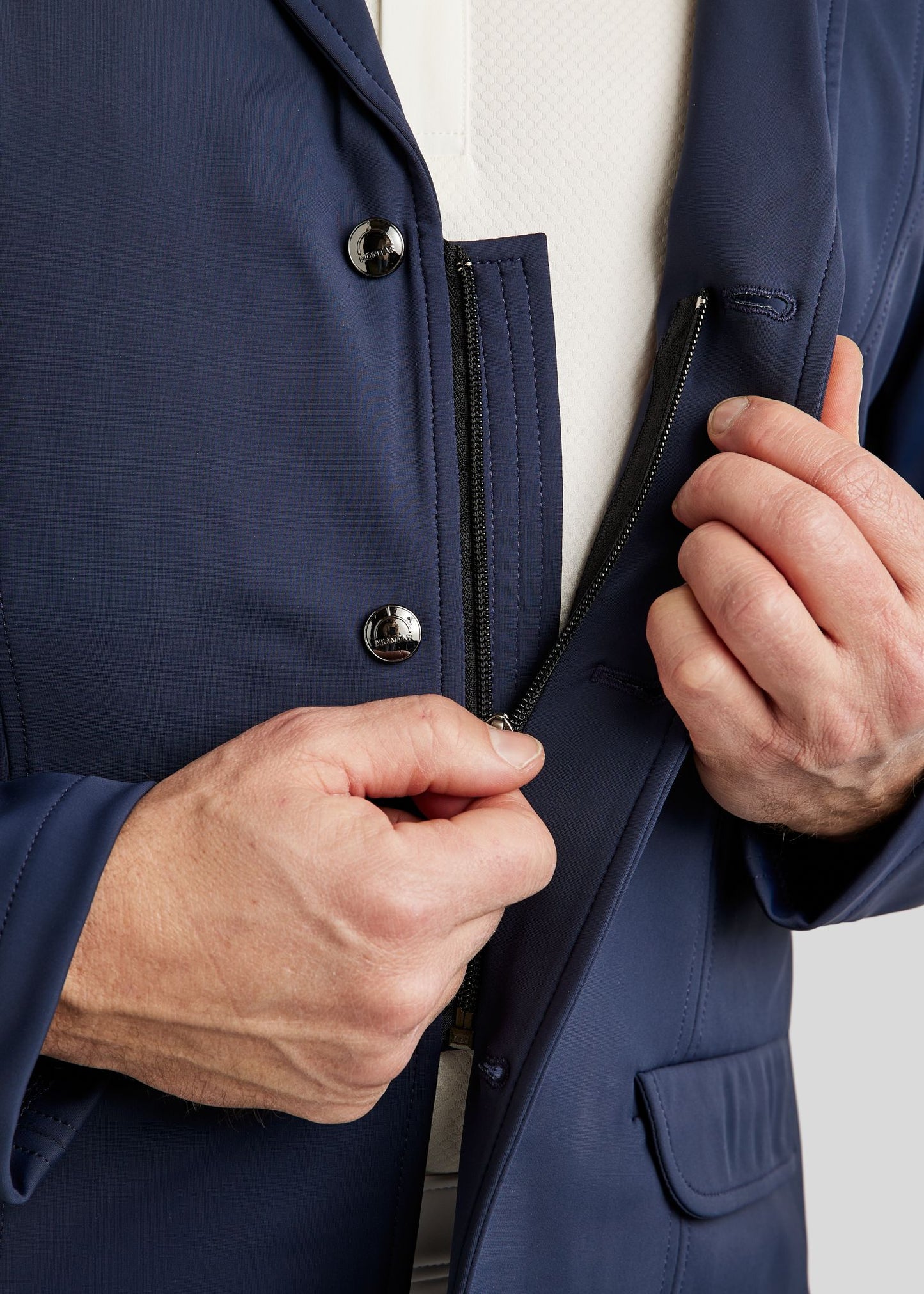 MoJoe americana de concurso con detailes Gun metal - Navy