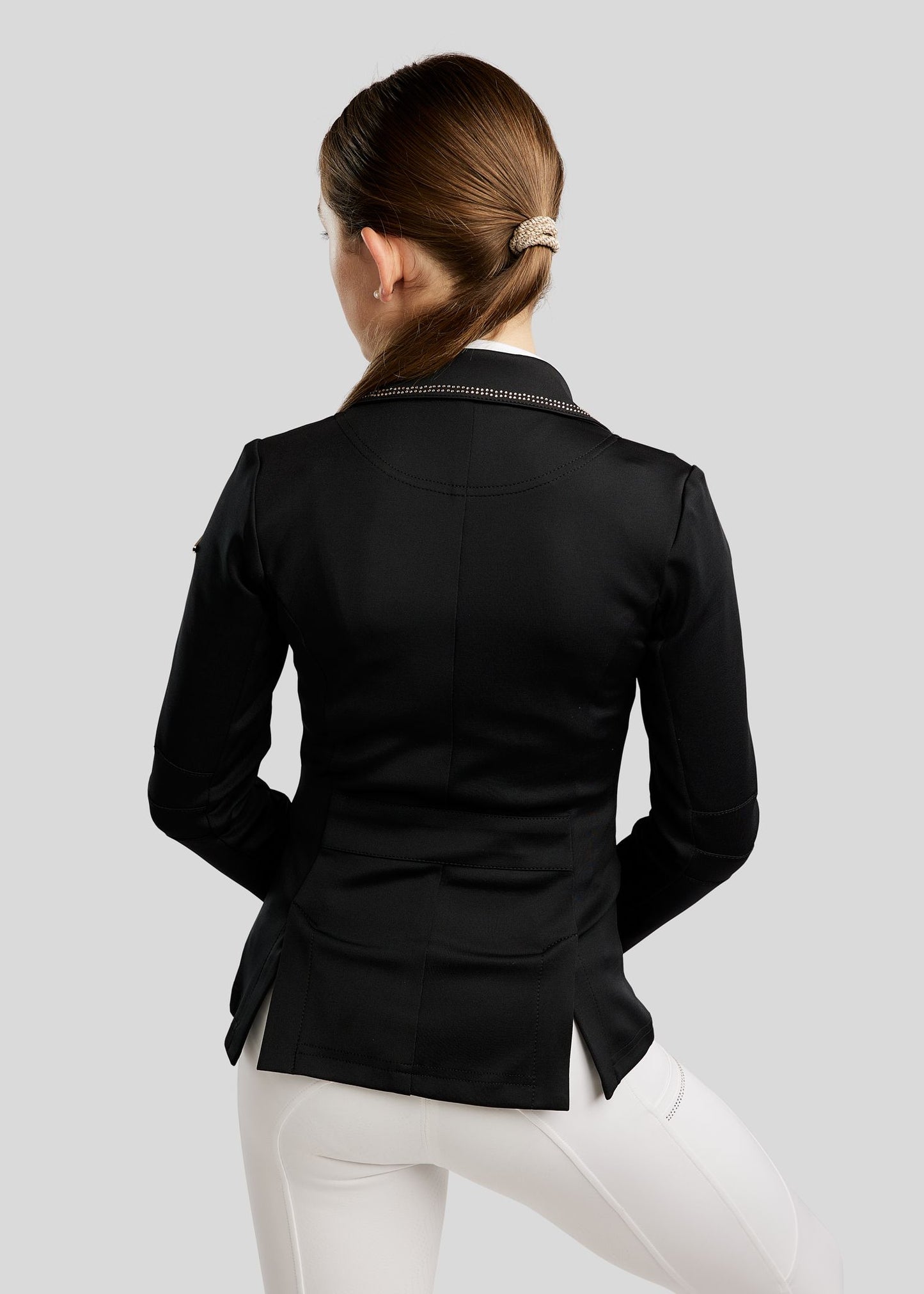 MoEverlisa Junior americana concurso con Champagne Crystals - Negro