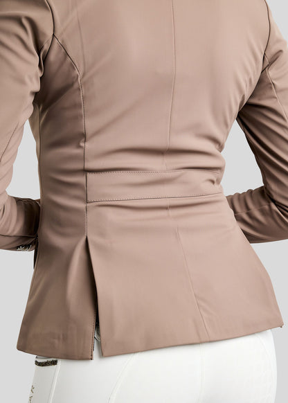 MoEve Junior Softshell Americana de Concurso detalles Golden Quartz - Nougat Brown