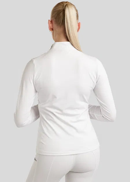 MoEmilia Mixed Gray Toned Crystals LS Comp.shirt Black Peony