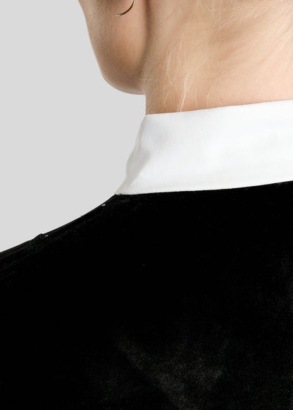MoValerie Polo de Concurso Montar - Velvet con Cristales Golden Quartz