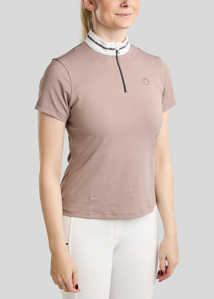 MoMaisy Polo de Concurso con detalles Gun Metal - Pearl Grey