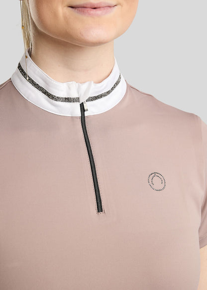 MoMaisy Polo de Concurso con detalles Gun Metal - Pearl Grey