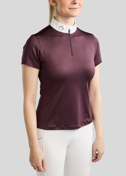 MoMaddy polo concurso manga corta con detalles Gun Metal - Fig