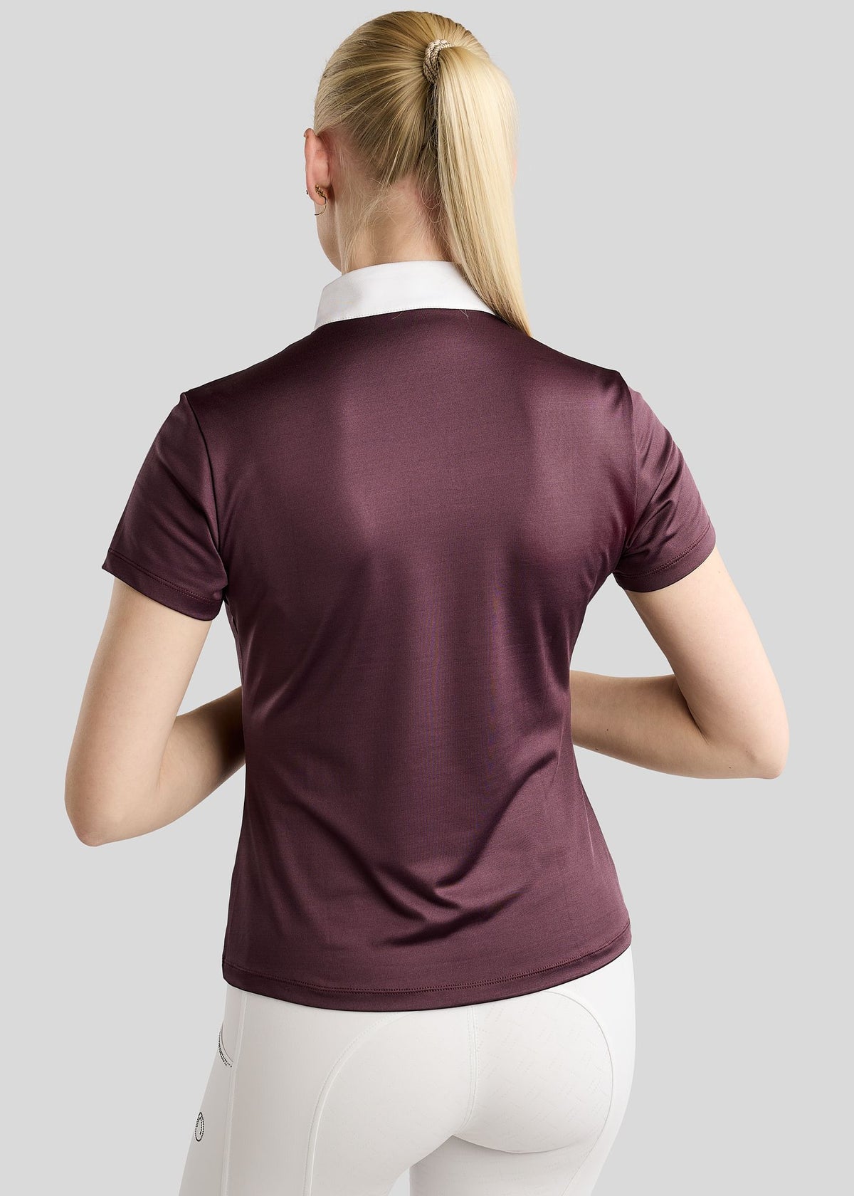 MoMaddy polo concurso manga corta con detalles Gun Metal - Fig