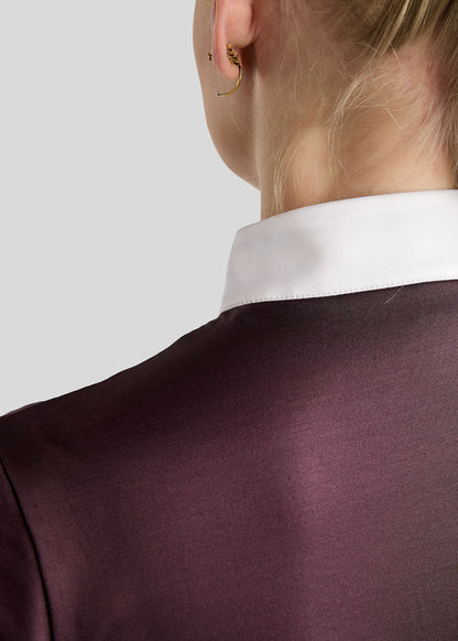 MoMaddy polo concurso manga corta con detalles Gun Metal - Fig