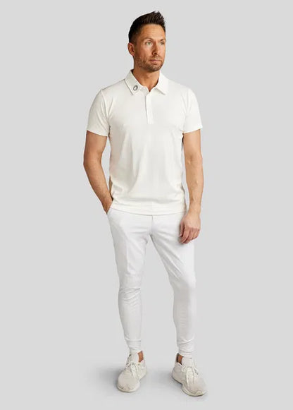 MoWill polo de concurso Hombre - Creamy White