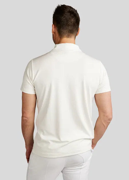 MoWill polo de concurso Hombre - Creamy White