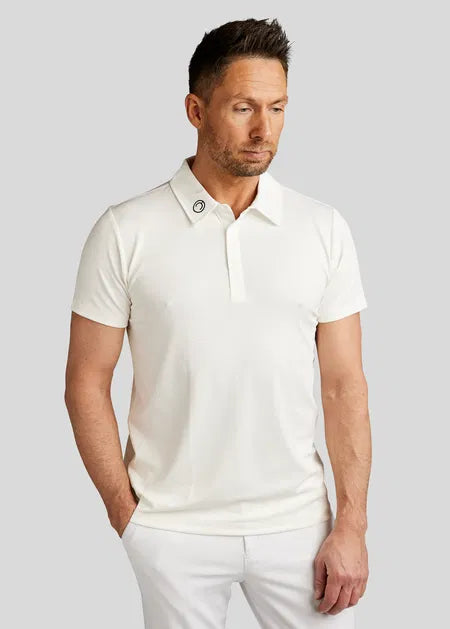 MoWill polo de concurso Hombre - Creamy White