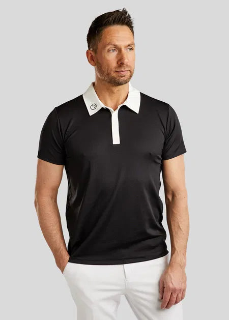 MoWill polo de concurso hombre - Negro