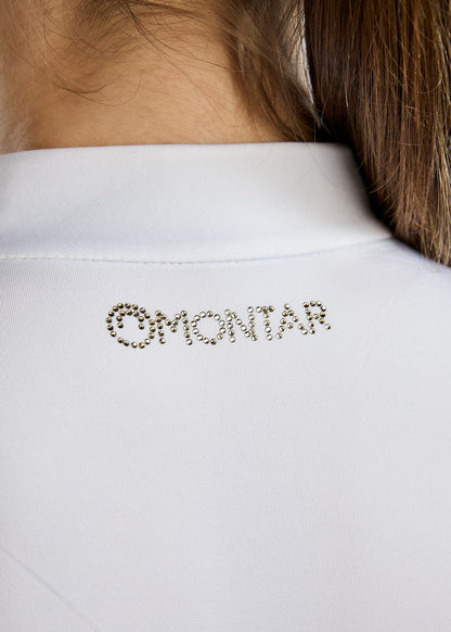 MoEve Junior Polo Comp Golden Quartz - Blanco